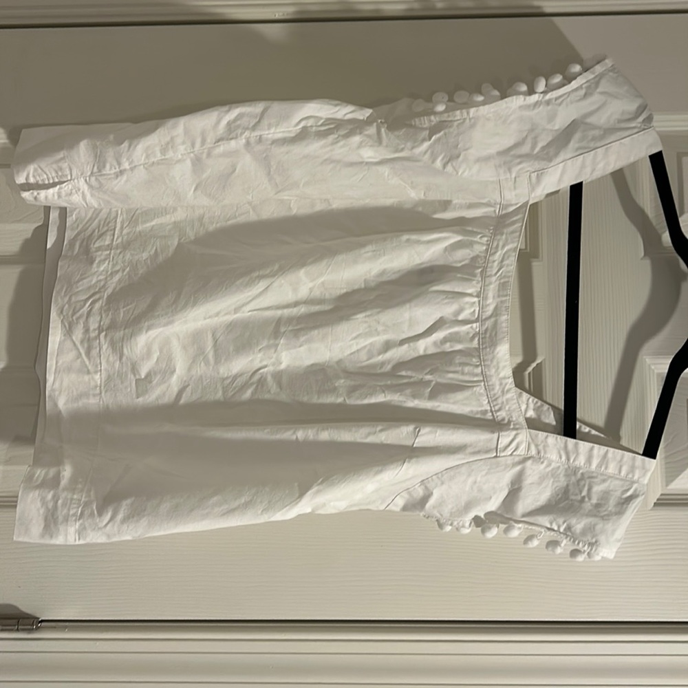 J crew Bright white top